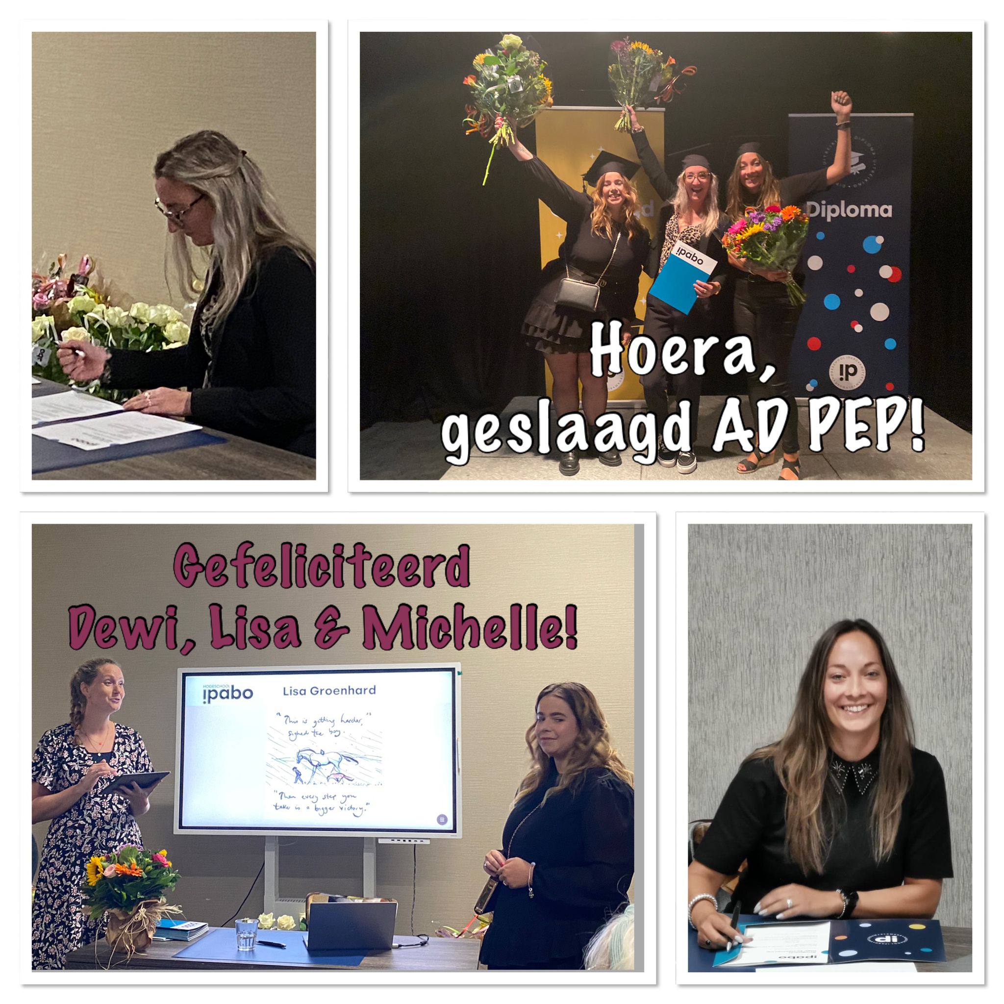 Een mooi diploma na hard werken