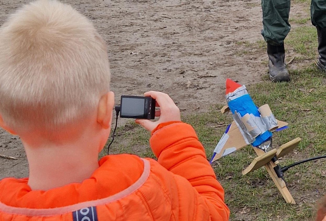 Afstuderen met kleuters en raketten