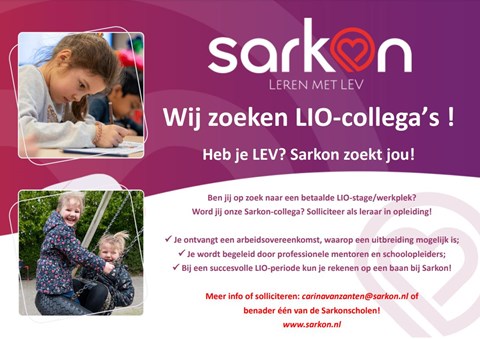 LIO vacatures Sarkon